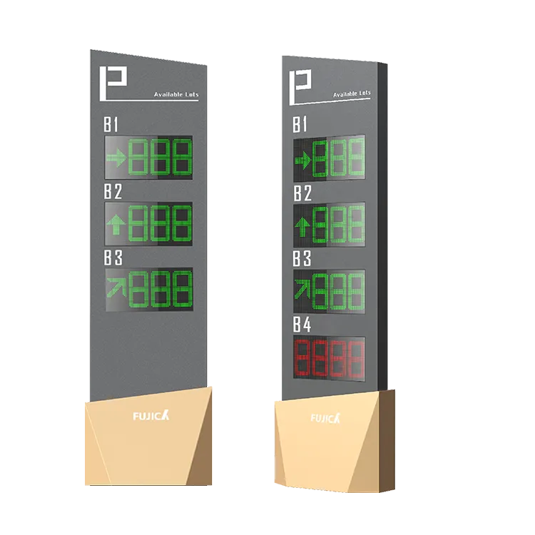 FUJICA multi-level parking guidance display pole sign available lots per floor B1 B2 B3 B4 product image