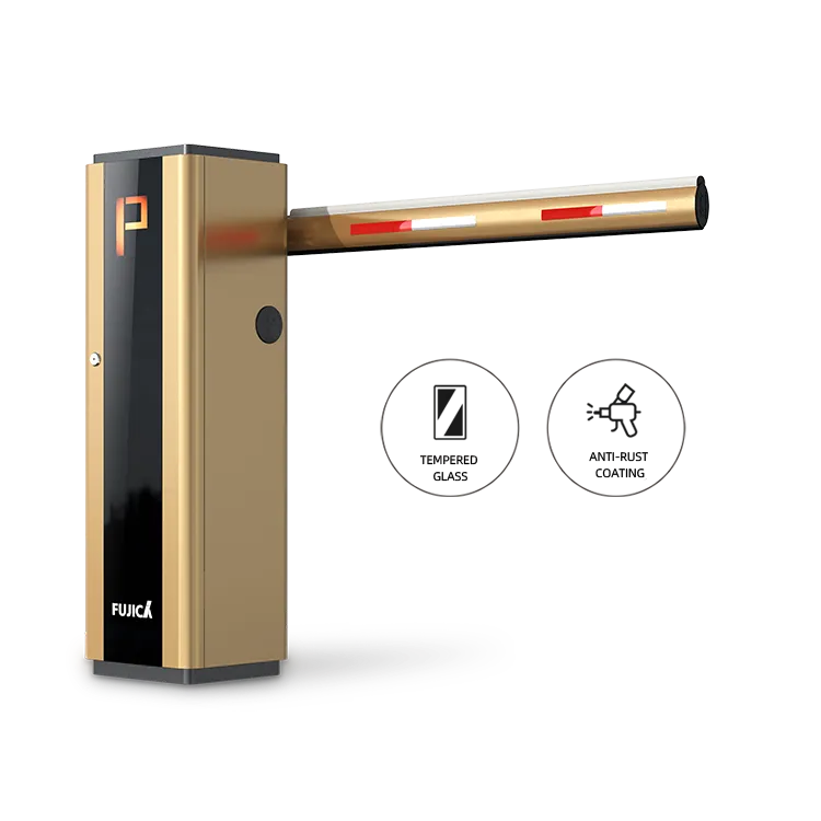 FUJICA FJC-D9S smart parking barrier gate gold product image access control