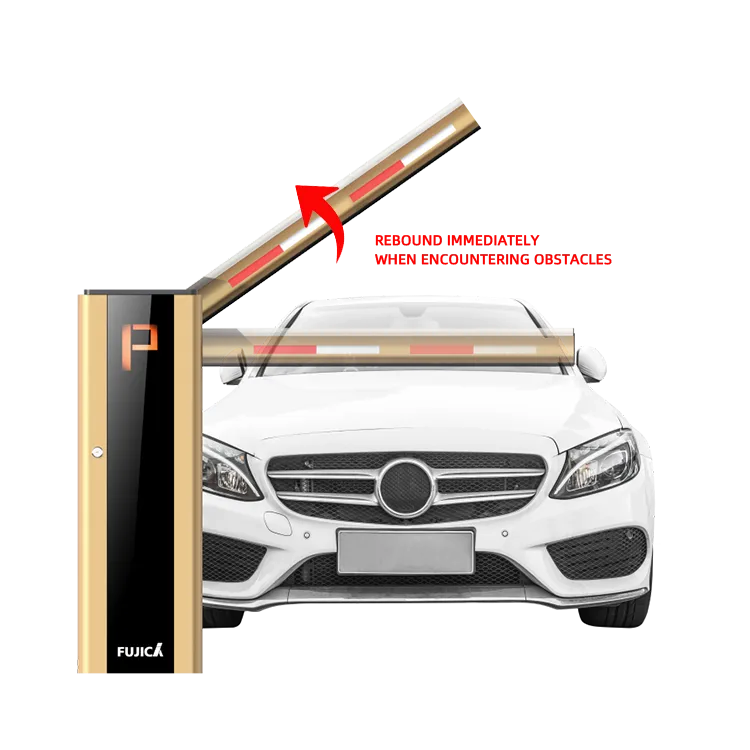 FUJICA FJC-D9S smart parking barrier gate gold product image access control
