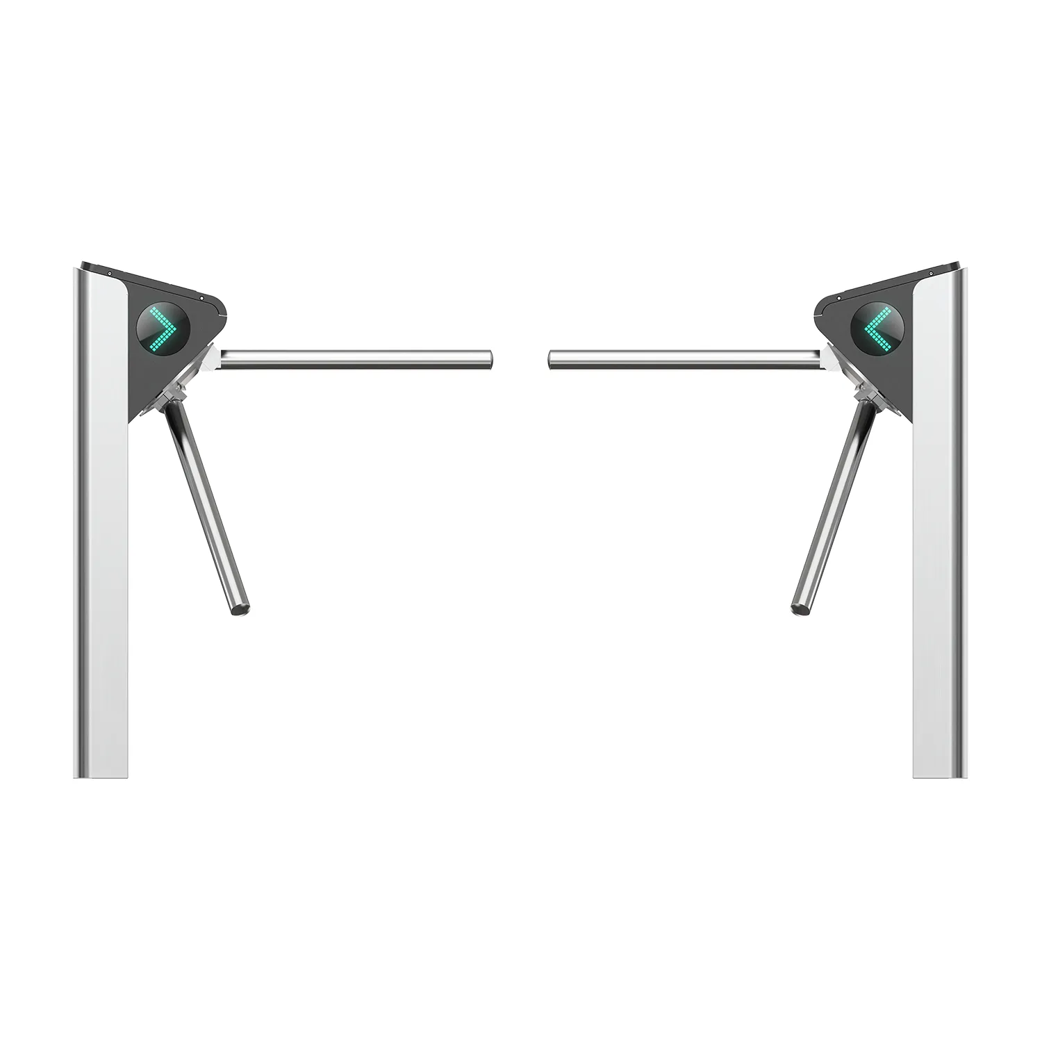 FUJICA tripod turnstile pedestrian access control gate stainless steel product image