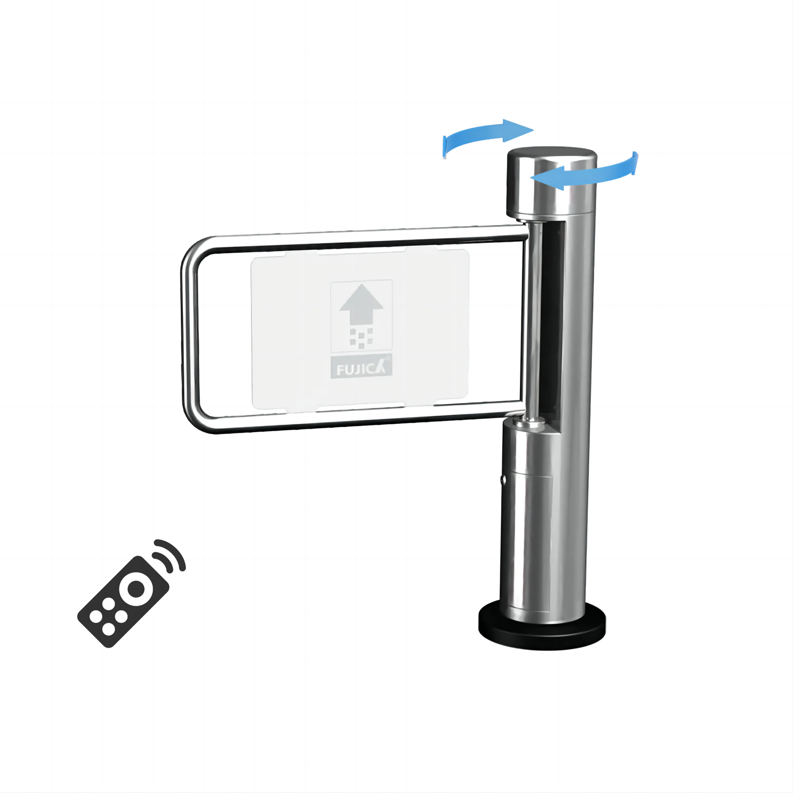FUJICA swing gate barrier pedestrian turnstile stainless steel product image access control