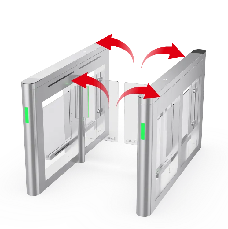 imgi_8_1f78d22e-f60d-4918-b44a-8fd807ec8a5a FUJICA FJC-Z2358GB swing gate automatic reset self-check pedestrian turnstile product image