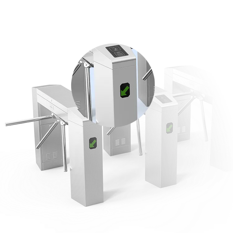 FUJICA tripod turnstile pedestrian access control gate stainless steel product image