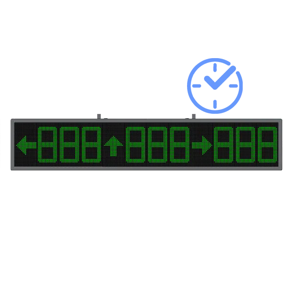 imgi_9_d1e0a1bb-8128-4650-9501-bf99ea1f6de9 FUJICA parking guidance LED display screen available space indicator arrow sign product image
